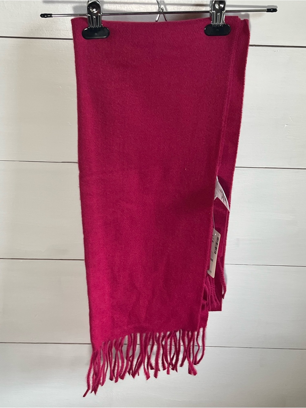 Pennington’s Soft Fuchsia Fringe Scarf - Women's Accessories